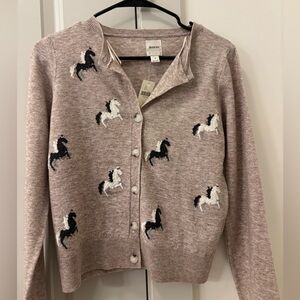 Maeve Tan Cardigan Sweater